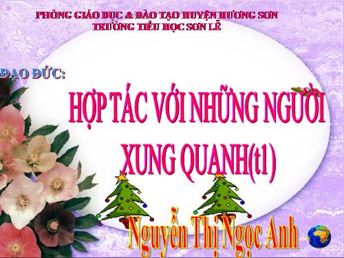 Bài 8. Hợp tác với những người xung quanh