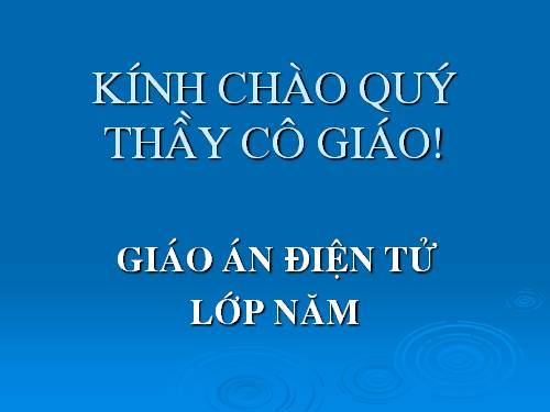 Bài 1. Em là học sinh lớp 5