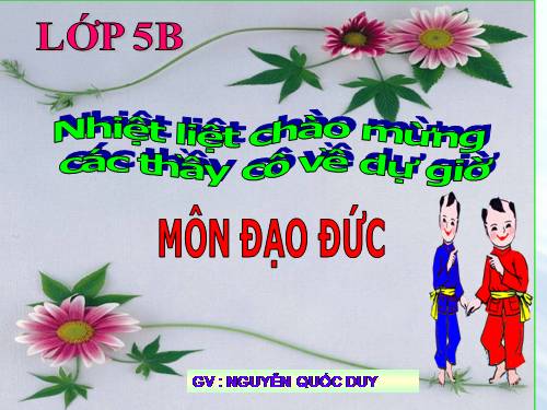 Bài 5. Tình bạn