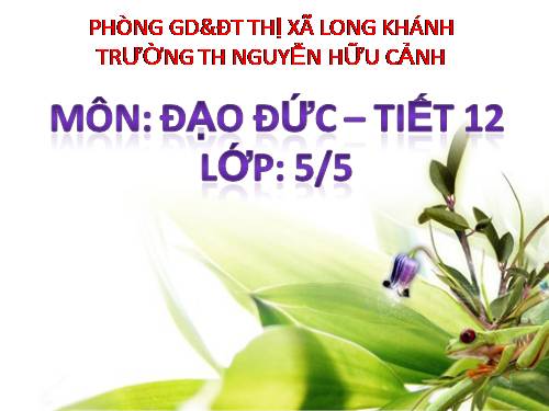 Bài 6. Kính già, yêu trẻ