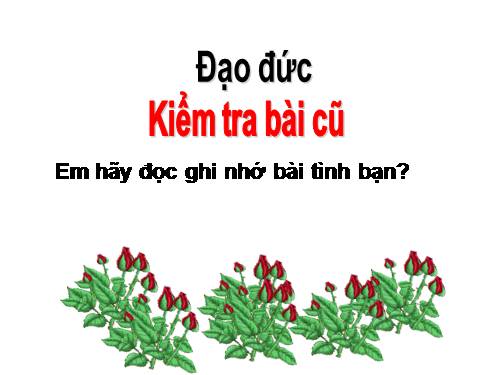 Bài 5. Tình bạn