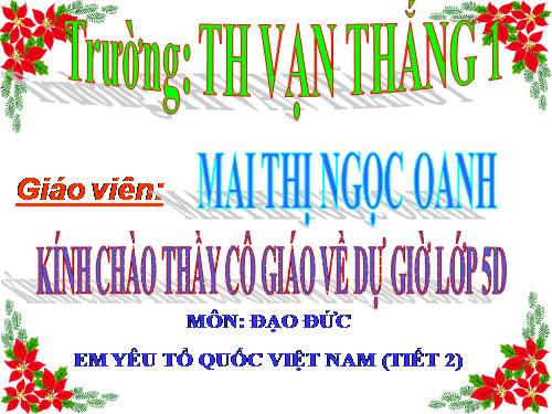 Bài 11. Em yêu Tổ quốc Việt Nam