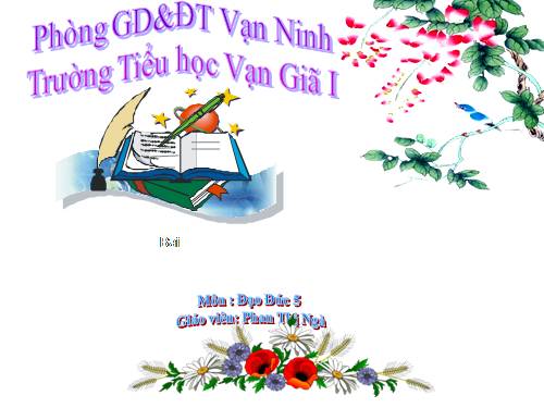 Bài 8. Hợp tác với những người xung quanh