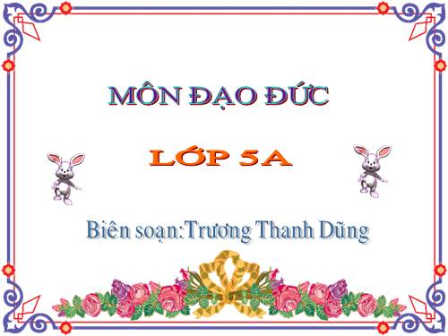 Bài 1. Em là học sinh lớp 5