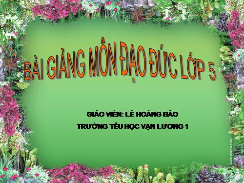 Bài 8. Hợp tác với những người xung quanh