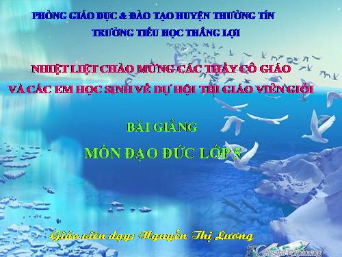 Bài 12. Em yêu hòa bình