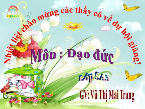 Bài 5. Tình bạn