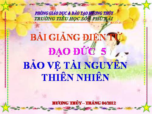 Bài 14. Bảo vệ tài nguyên thiên nhiên