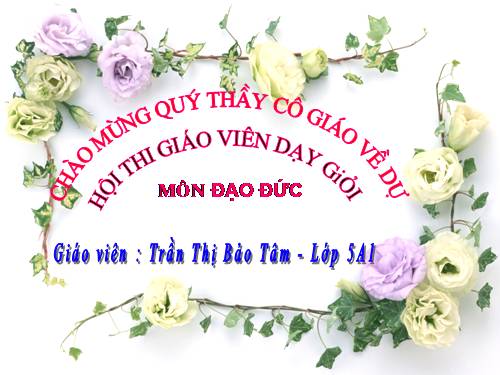 Bài 6. Kính già, yêu trẻ