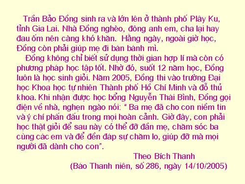 Bài 3. Có chí thì nên