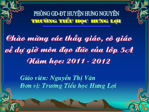 Bài 5. Tình bạn