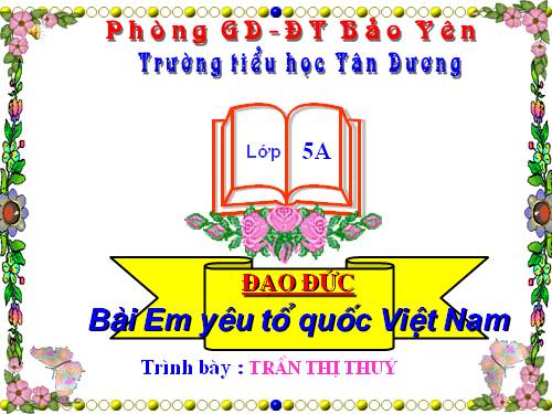 Bài 11. Em yêu Tổ quốc Việt Nam