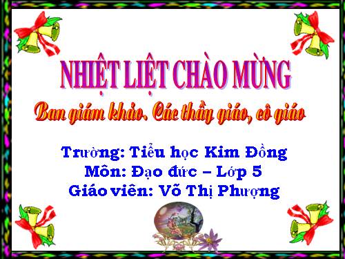 Bài 8. Hợp tác với những người xung quanh