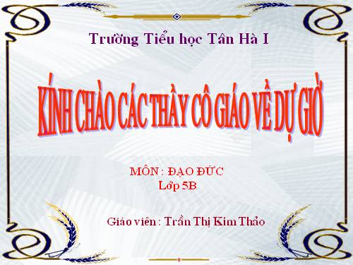 Bài 12. Em yêu hòa bình