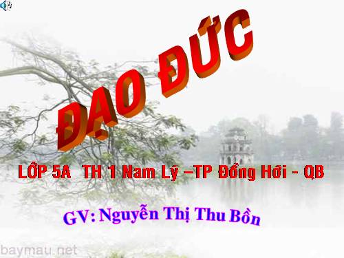 Bài 9. Em yêu quê hương