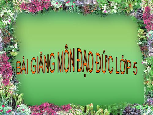 Bài 8. Hợp tác với những người xung quanh