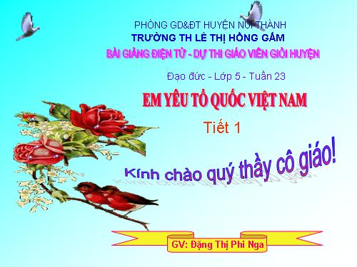 Bài 11. Em yêu Tổ quốc Việt Nam