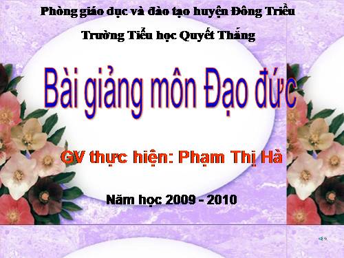 Bài 8. Hợp tác với những người xung quanh