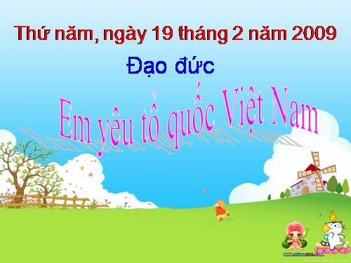 Bài 11. Em yêu Tổ quốc Việt Nam