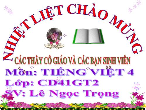 Tuần 1. Nhân vật trong truyện