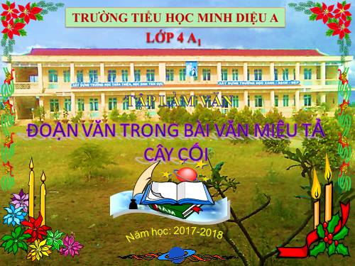 Tuần 23. Đoạn văn trong bài văn miêu tả cây cối