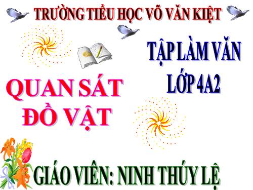 Tuần 15. Quan sát đồ vật