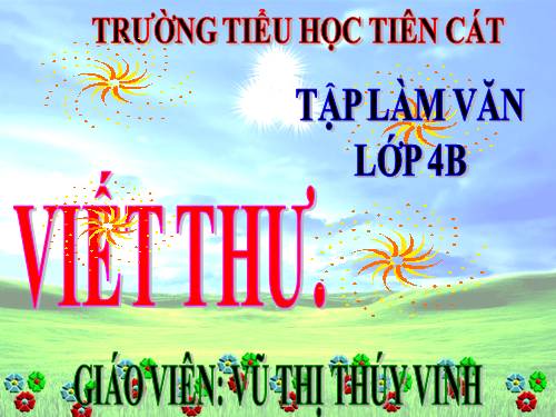 Tuần 3. Viết thư