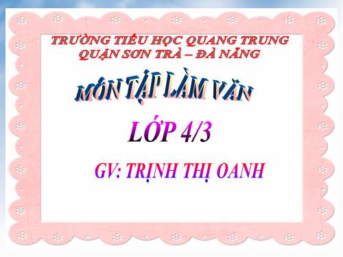 Tuần 30-33-34. Điền vào giấy tờ in sẵn