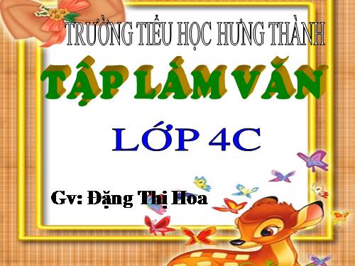 Tuần 14. Cấu tạo bài văn miêu tả đồ vật
