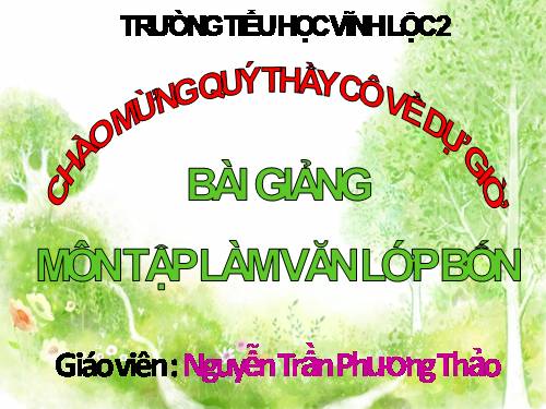 Tuần 22. Luyện tập quan sát cây cối