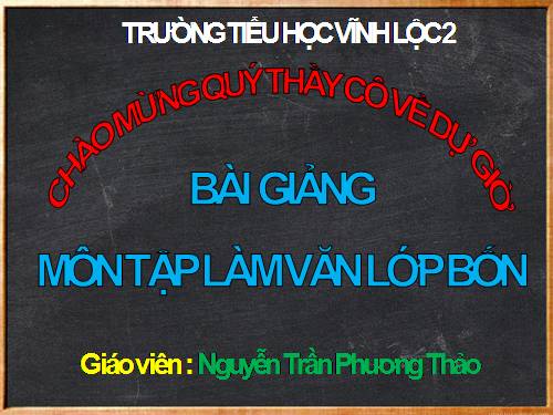 Tuần 15. Quan sát đồ vật