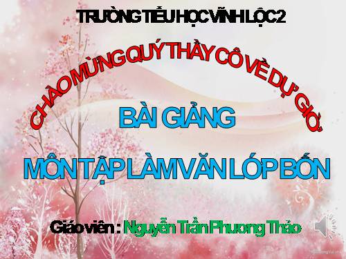 Tuần 16-20. Luyện tập giới thiệu địa phương