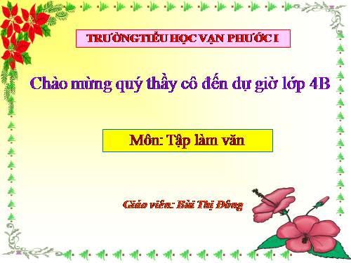 Tuần 15. Quan sát đồ vật