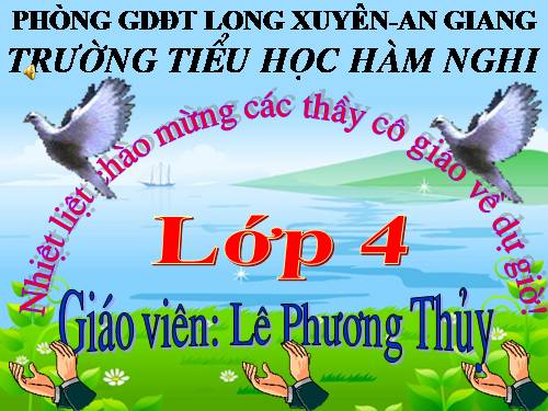 Tuần 15. Quan sát đồ vật