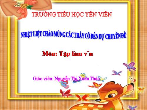 Tuần 14. Cấu tạo bài văn miêu tả đồ vật