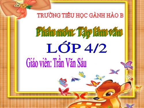 Tuần 14. Cấu tạo bài văn miêu tả đồ vật