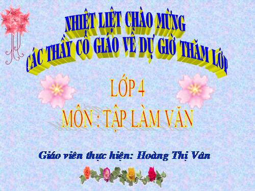 Tuần 14. Thế nào là miêu tả?