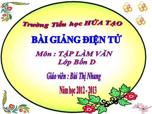 Tuần 14. Thế nào là miêu tả?