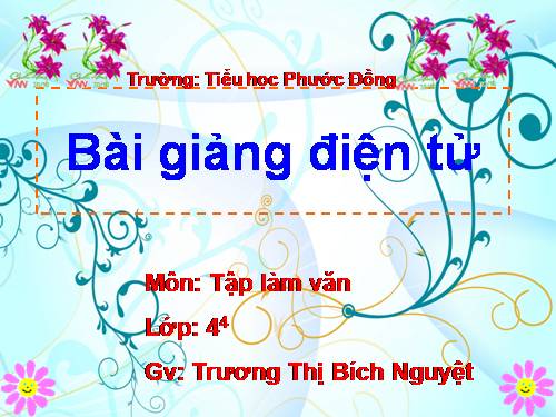 Tuần 23. Đoạn văn trong bài văn miêu tả cây cối