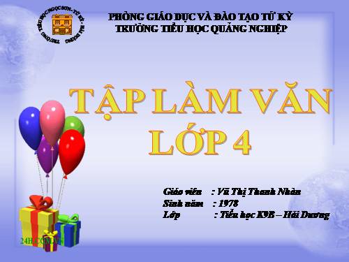Tuần 24. Luyện tập xây dựng đoạn văn miêu tả cây cối