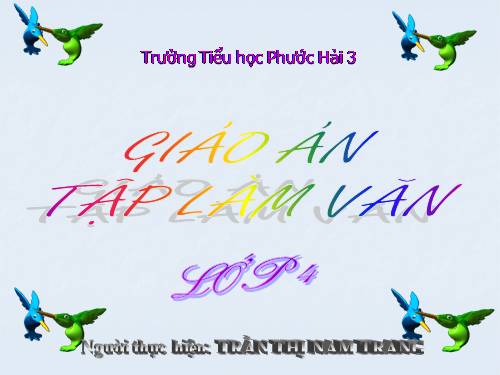 Tuần 30. Luyện tập quan sát con vật