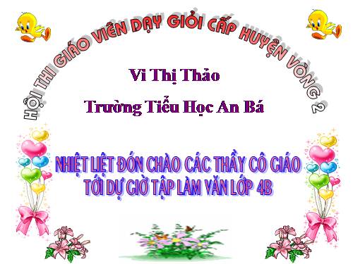 Tuần 17. Luyện tập xây dựng đoạn văn miêu tả đồ vật