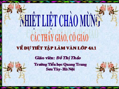 Tuần 15. Quan sát đồ vật