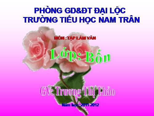 Tuần 11. Mở bài trong bài văn kể chuyện