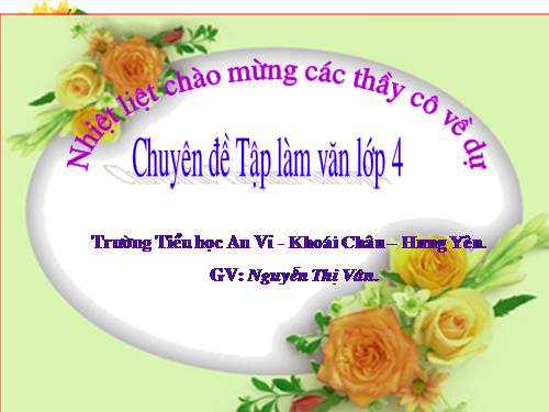 Tuần 22-23. Luyện tập miêu tả các bộ phận của cây cối