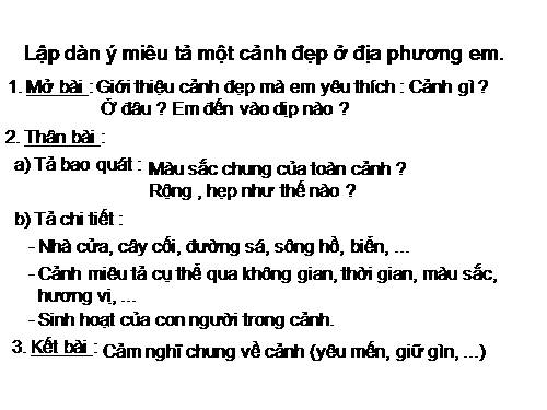 tap lam van Luyen tap dia phuong lop 5