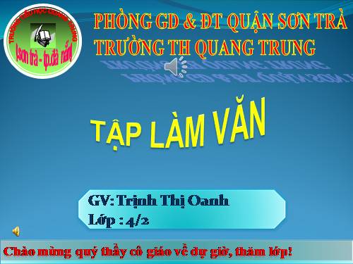 Tuần 24. Luyện tập xây dựng đoạn văn miêu tả cây cối