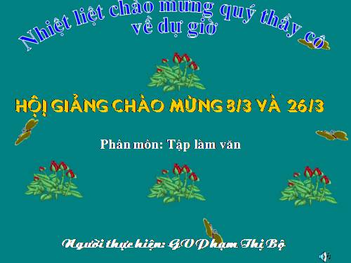 Tuần 26. Luyện tập xây dựng kết bài trong bài văn miêu tả cây cối