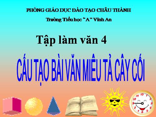 Tuần 21. Cấu tạo bài văn miêu tả cây cối