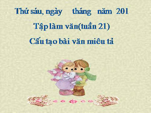 Tuần 21. Cấu tạo bài văn miêu tả cây cối